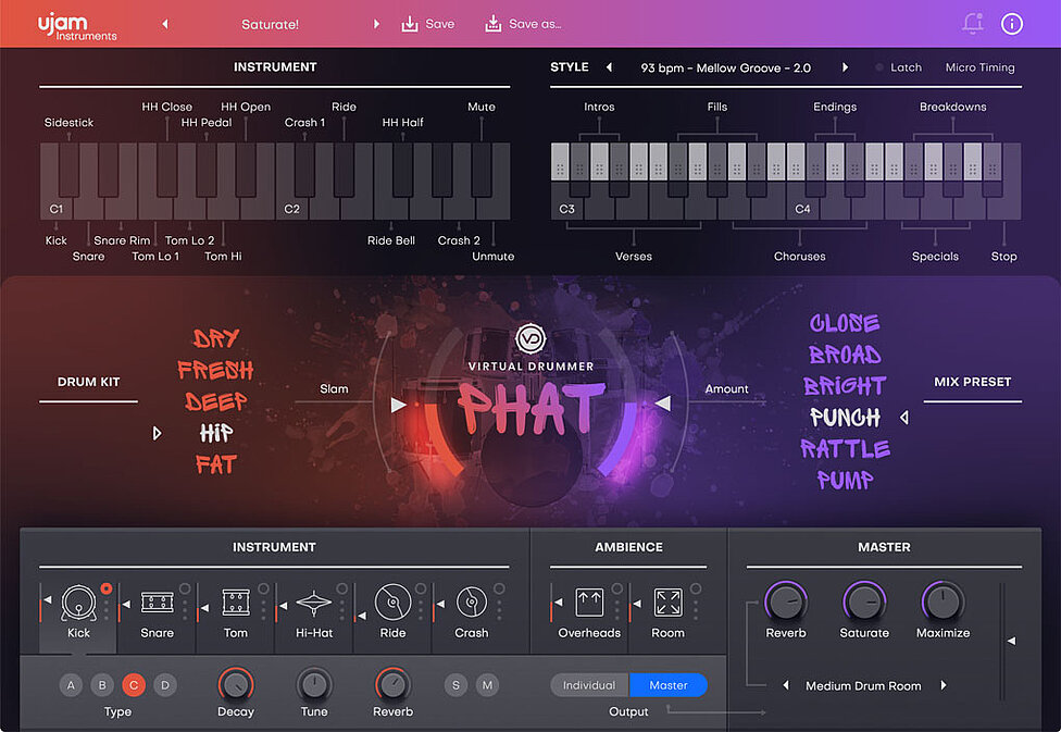 Ujam Phat 2 - Virtual  Drummer  (Latest Version)